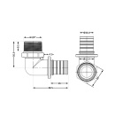 Кут натяжний Icma №1036 d16х2,2-1/2