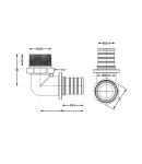 Кут натяжний Icma №1036 d20х2,8-3/4