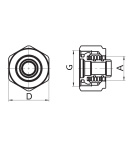 Евроконус Roho R581-075 - 3/4