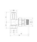 Кран радіаторний Icma 1/2