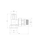 Кран радіаторний Icma 3/4