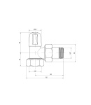 Кран радіаторний Icma 1/2