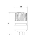 Термоголовка M30x1.5 Koer KR.1334 (KR2843) фото - 2