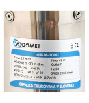 Свердловинний вихровий насос Vodomet 4SKM-100C фото - 4