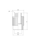 Thermo Alliance муфта PPR зовнішнє різьблення ф25x3/4н (Україна) фото - 2