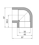 Thermo Alliance кут PPR 32х90 (Україна) фото - 2