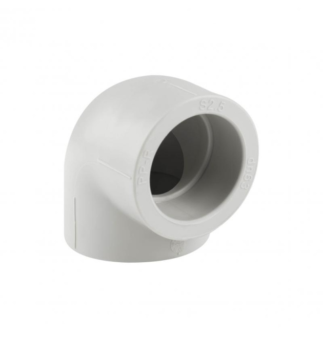 Кутник PPR 90°, 63 мм, під паяння PPR Thermo Alliance