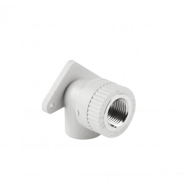 Кут установочний PPR/латунь 20x1/2″ з внутрішньою різьбою PPR Thermo Alliance