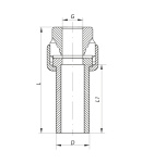 KOER разборное соединение PPR 25x3/4в (Чехия) — фото 2