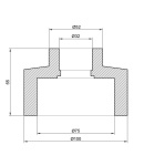 Thermo Alliance муфта перехідна PPR 75x32 ВВ (Україна) фото - 2