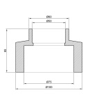 Thermo Alliance муфта перехідна PPR 75x50 ВВ (Україна) фото - 2