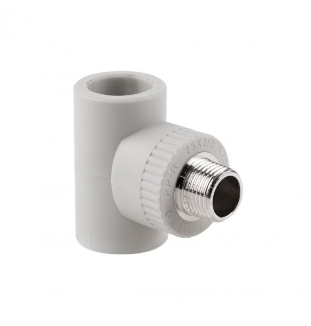Тройник PPR с наружной резьбой 25×1/2″, Thermo Alliance