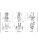 Насос циркуляційний фланцевий Koer GRS 40/10F, Н=10М, Q=18кбМ, P=550 Вт (KP2769) — фото 3