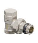 Термостатичний комплект для підключення радіатора Koer 1/2″ × 3/4″ осьовий із термоголовкою — фото 3