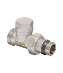Термостатичний комплект для підключення радіатора Koer 1/2″ × 3/4″ прямий із термостатичною головкою — фото 4