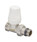 Термостатичний комплект для підключення радіатора Koer 1/2″ × 3/4″ прямий із термостатичною головкою — фото 6