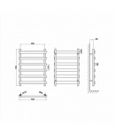 Полотенцесушитель ARTTIDESIGN Menton 6/744 белый (матовый) фото - 2