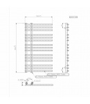 Полотенцесушитель ARTTIDESIGN  AGEN 500/900 чёрный (матовый) фото - 2
