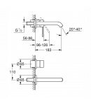 Змішувач для раковини прихованого монтажу Grohe Essence New (19408001) фото - 2