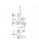 Змішувач для ванни Grohe Grohe Eurocube (23141000) фото - 3