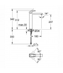 Змішувач на стільницю для раковини XL-розміру Grohe Eurocube (23406000) фото - 4