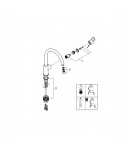 Змішувач для кухні Grohe BauLoop New (31368001) фото - 4