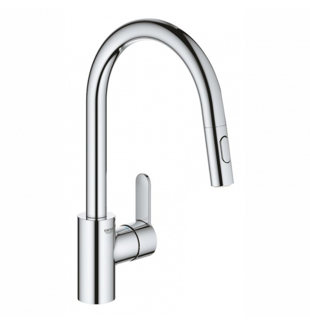 Змішувач для кухні з висувним виливом Grohe Eurostyle Cosmopolitan (31482003) фото - 1