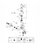 Змішувач для ванни з довгим виливом Grohe Eurosmart Cosmopolitan (32831000) фото - 6