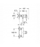 Змішувач для душу Grohe BauClassic (32867000) фото - 2