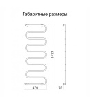 Полотенцесушитель электрический ТЕПЛЫЙ МИР ПИТОН правый золото — фото 4