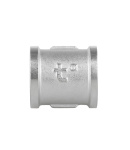 Муфта равнопроходная SD Forte 3/4″ ВВ, никелированная латунь — фото 5
