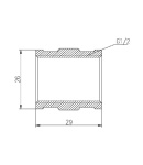 Муфта SD Forte 1/2″ ВВ хром  SF356H15 фото - 2