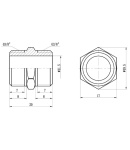 SD Forte Нипель 3/8″Н х 3/8″Н SF3589 фото - 2