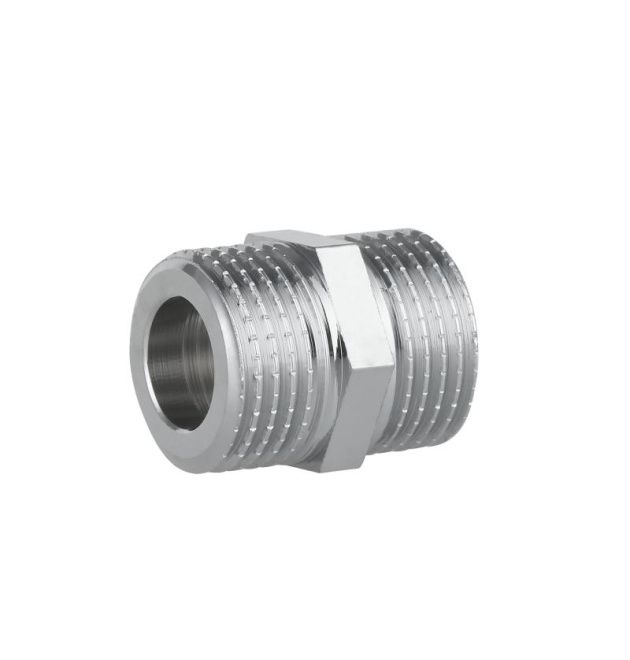 SD Forte Нипель хром 1/2″Н х 1/2″Н SF358H15 фото - 1