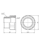 Thermo Alliance Forte Переходник 1/2″ВН никель SF3601515 фото - 2