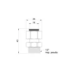 Thermo Alliance Standart Переходник 16х1/2