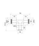 Thermo Alliance Standart Тройник 20х20х20 SD158W202020 фото - 2
