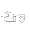 Тройник SD Forte 1/2″ ВВН SF36315 фото - 2