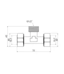 Thermo Alliance Standart Тройник 20х1/2″Нх20 SD160W201520 фото - 2