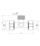 Thermo Alliance Standart Тройник 20х3/4″Нх20 SD160W202020 фото - 2