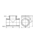 Тройник SD Forte 3/4″ ВВ SF36120 фото - 2