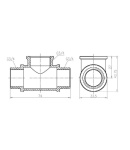 Тройник SD Forte 3/4″ ВНН SF36620 фото - 2