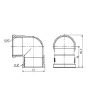 Кут Forte 1 1/2″ВВ нікельований SF36840 Thermo Alliance фото - 2