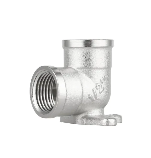 Кут настінний Forte 1/2″ВВ нікельований SF37115 Thermo Alliance фото - 1