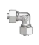 Кут латунний Standart 16х16 нікельований для металопласт. труб SD155W1616 Thermo Alliance фото - 4