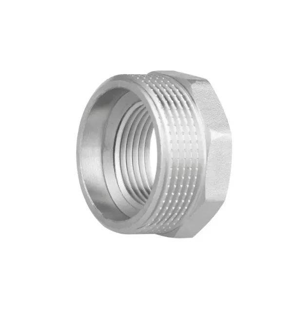 Футорка Forte 1 1/2″З х1″В нікельована SF3744025 Thermo Alliance фото - 1