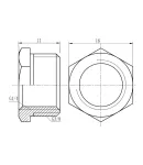 Thermo Alliance Forte Футорка 3/8″Нх1/4″В никель SF37496 фото - 2