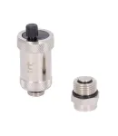 Автоматический хромированный воздухоотводчик Thermo Alliance Standart 1/2″Н с запорным клапаном — фото 3