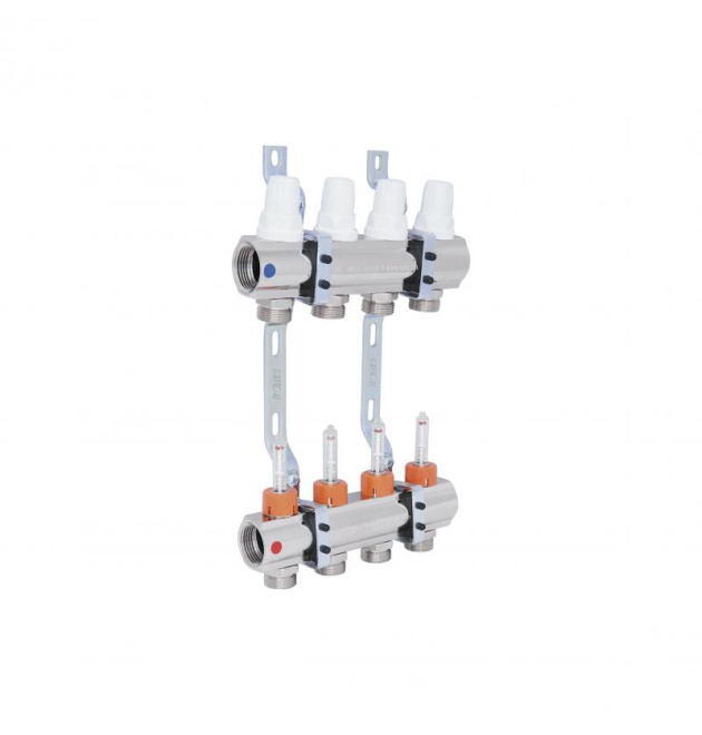 Колектор Icma 1″ 4 виходи, с расходомерами №K013 фото - 1