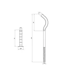 Thermo Alliance Standart Крепёж для ал. радиатора 9х230 мм (пара) SD112230 фото - 2